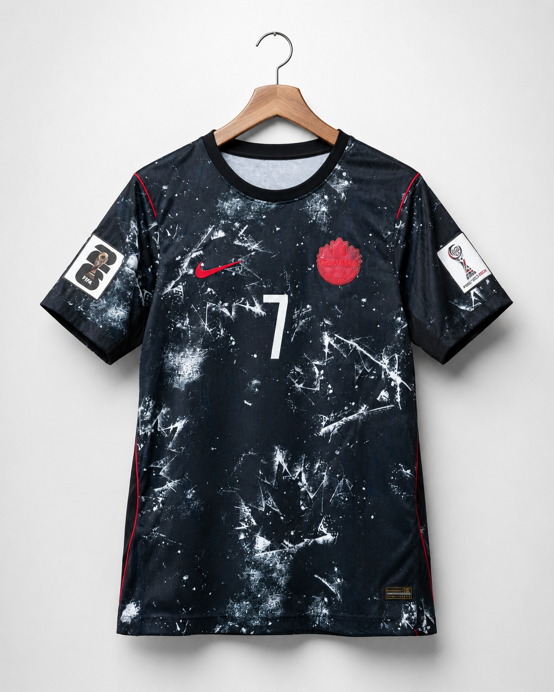 Canada 2026 Football Jersey #7 - Player Version - Away Jersey
