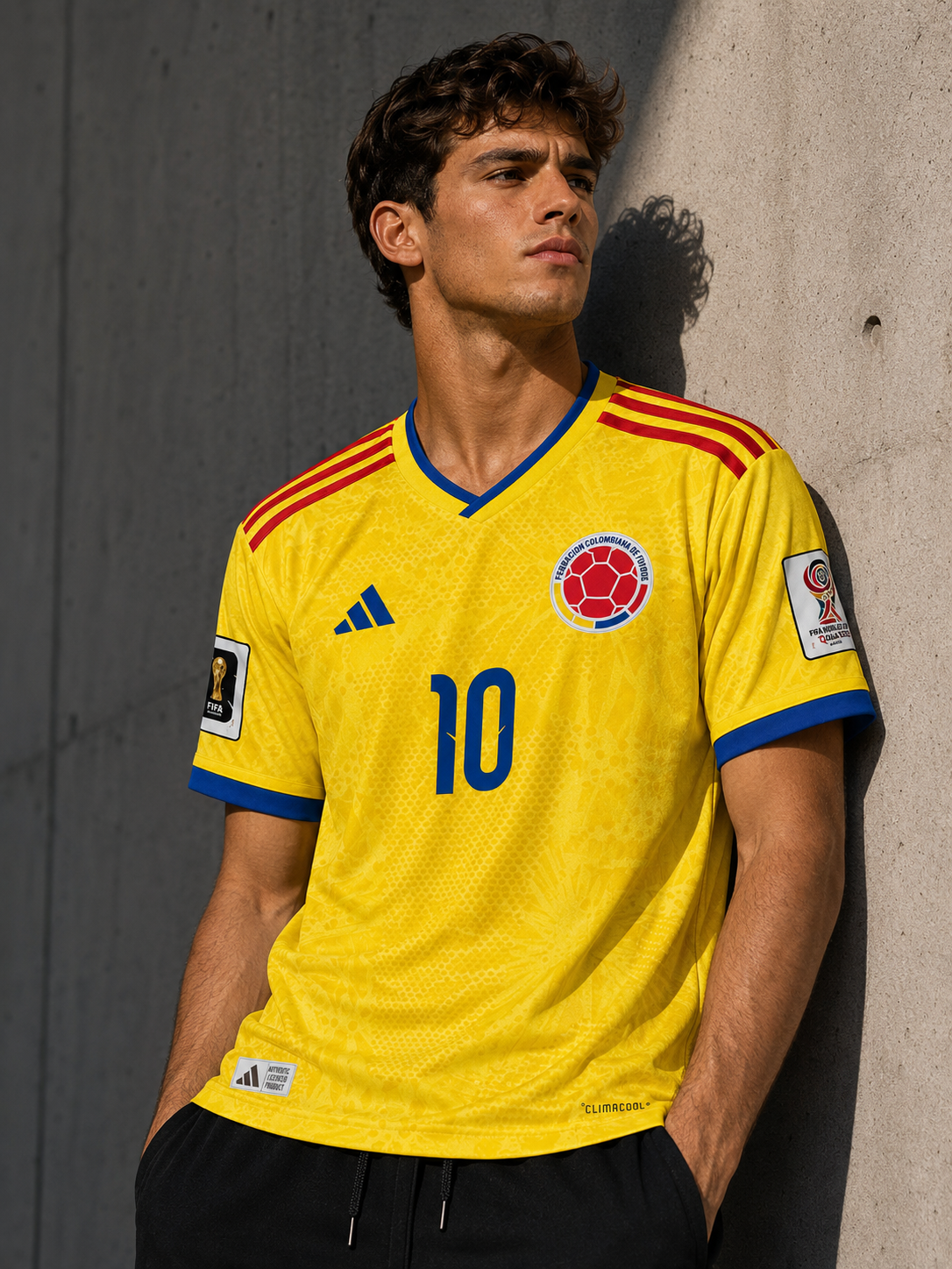 Colombia Football Jersey #10 - Player Version