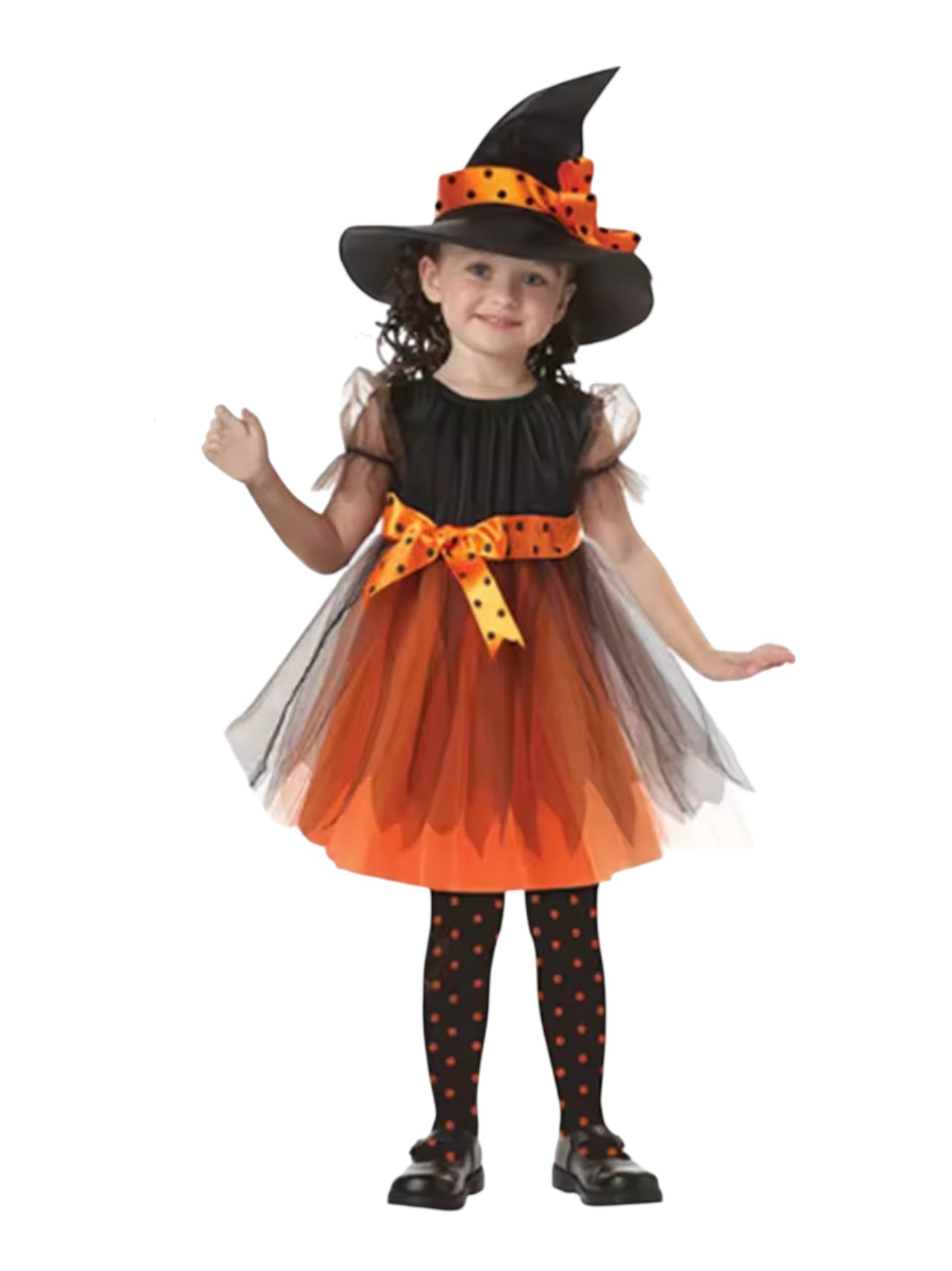 Magical Orange Witch Costume