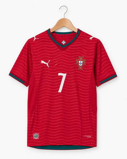 Portugal 2026 Football Jersey #7 - Player Version - Without arm patches