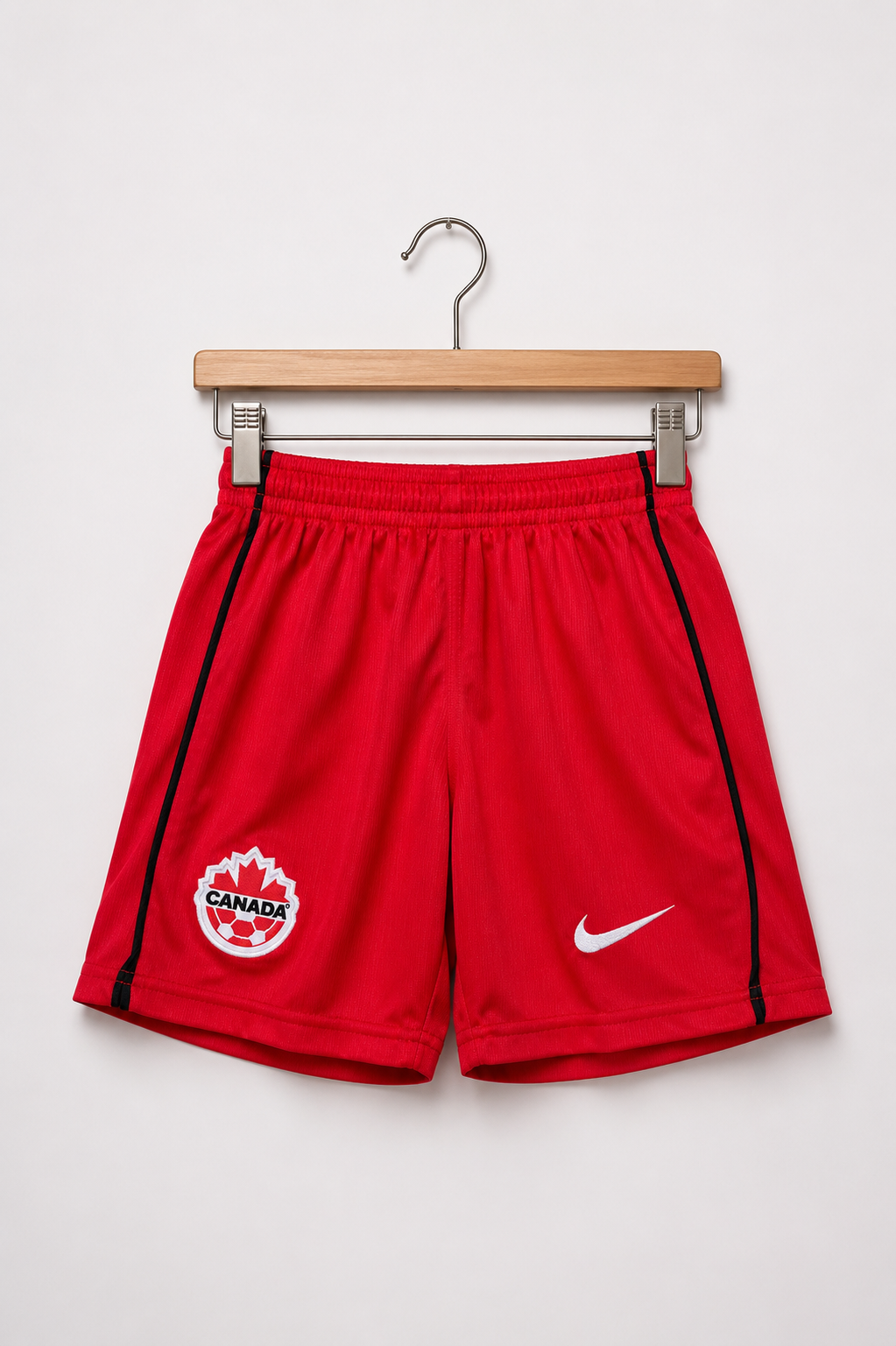 Canada Kids Football Jersey & Shorts Set – Red Home Kit 2026