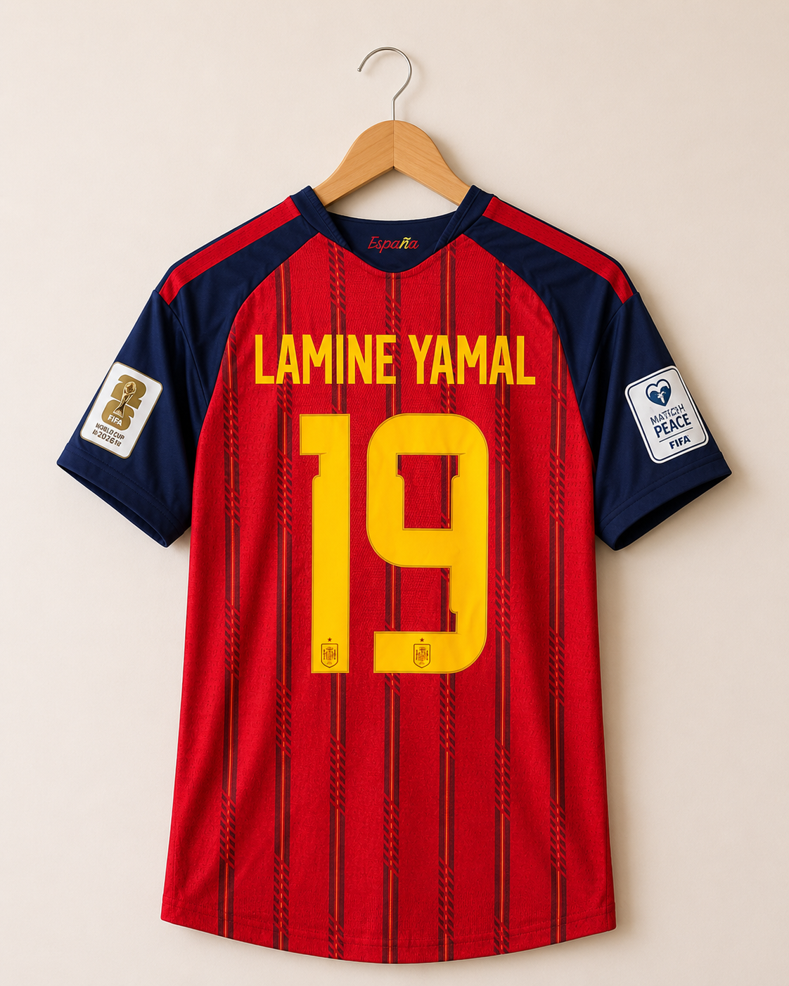Spain 2026 Football Jersey #19 - Player Version