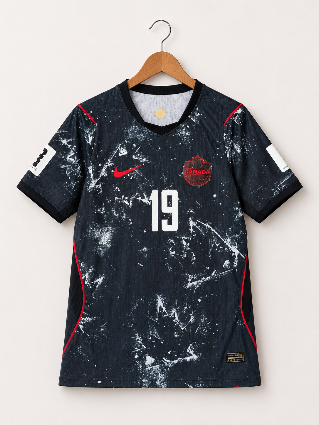 Canada 2026 Football Jersey #19 - Player Version - Away Jersey