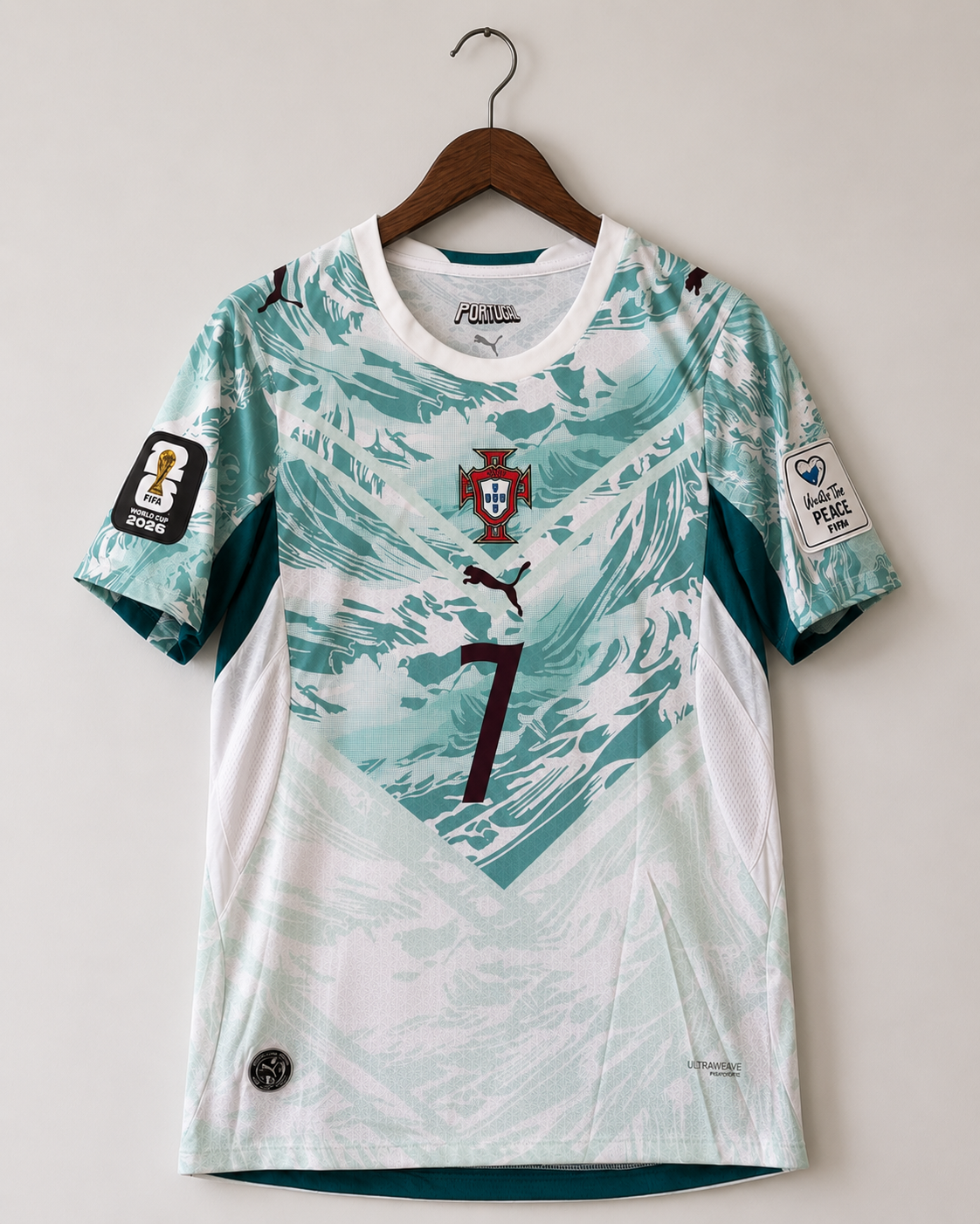 Portugal 2026 Football Jersey #7- Player Version - Away Jersey