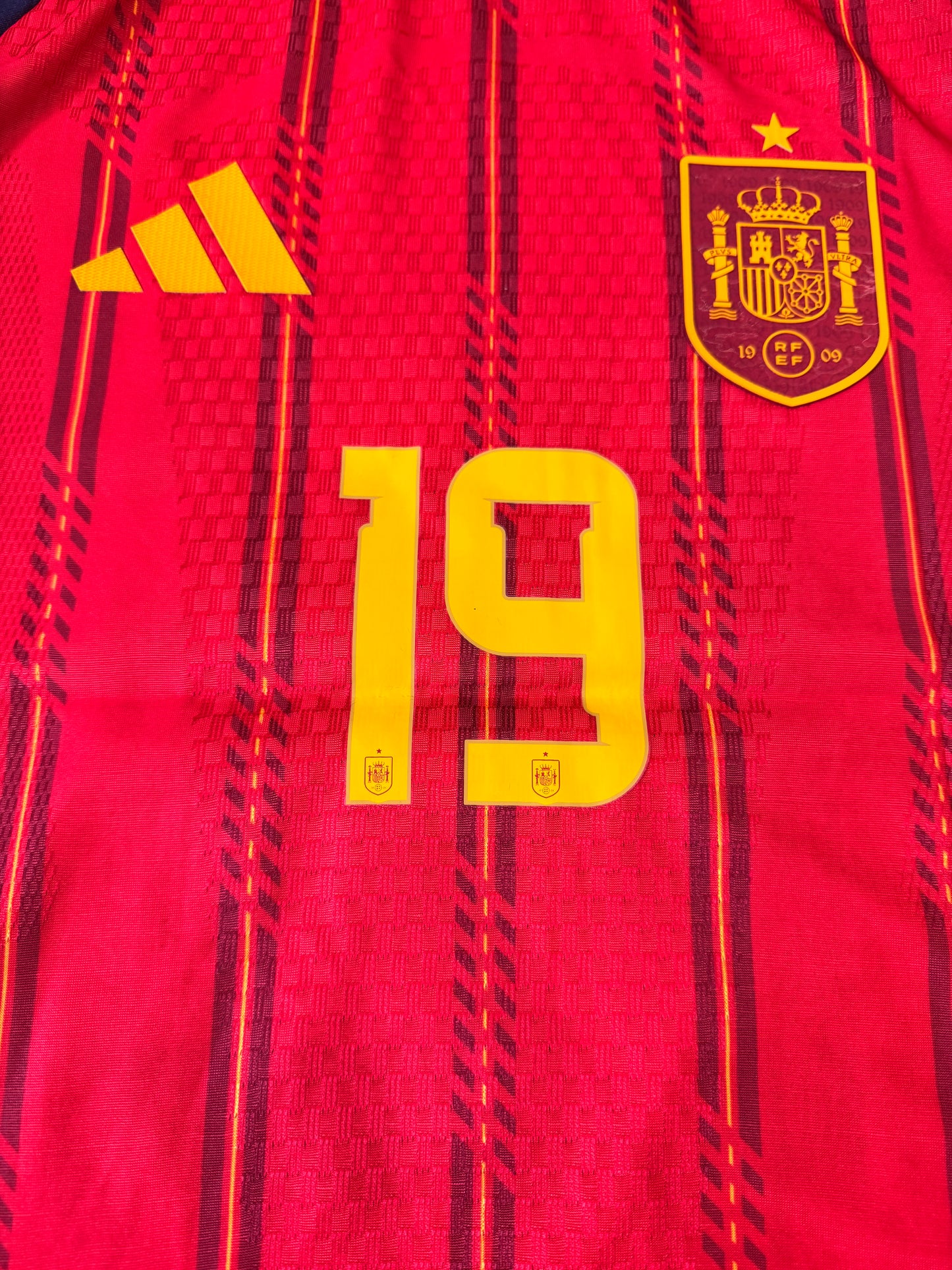 Spain 2026 Football Jersey #19 - Player Version