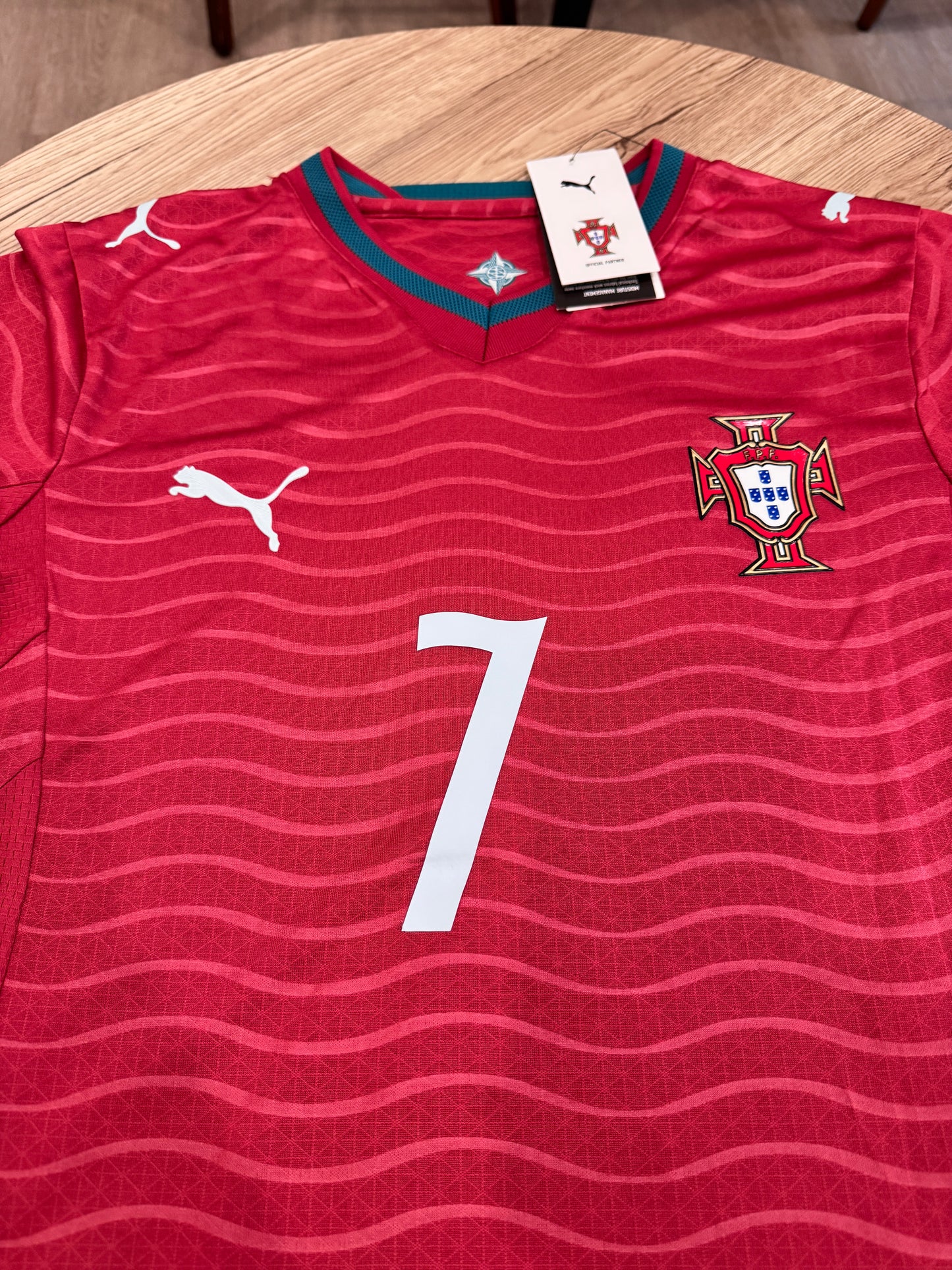 Portugal 2026 Football Jersey #7 - Player Version - Without arm patches