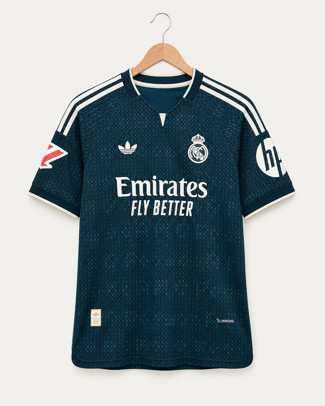 Real Madrid Dark Teal Football Jersey - Player Version - Away Jersey