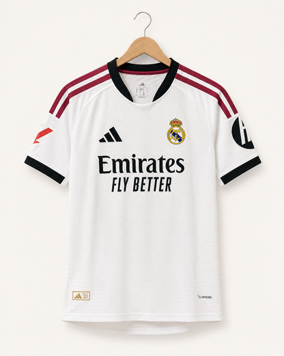 Real Madrid White Football Jersey - Player Version - Home Jersey