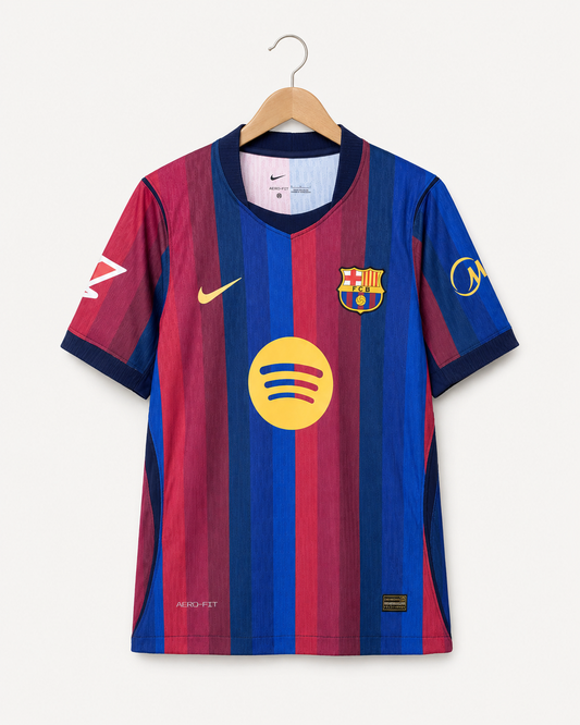 FC Barcelona Red & Blue Home Football Jersey - Player Version