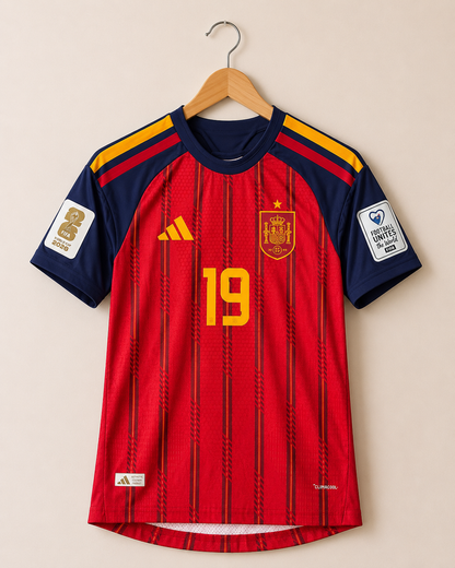Spain 2026 Football Jersey #19 - Player Version