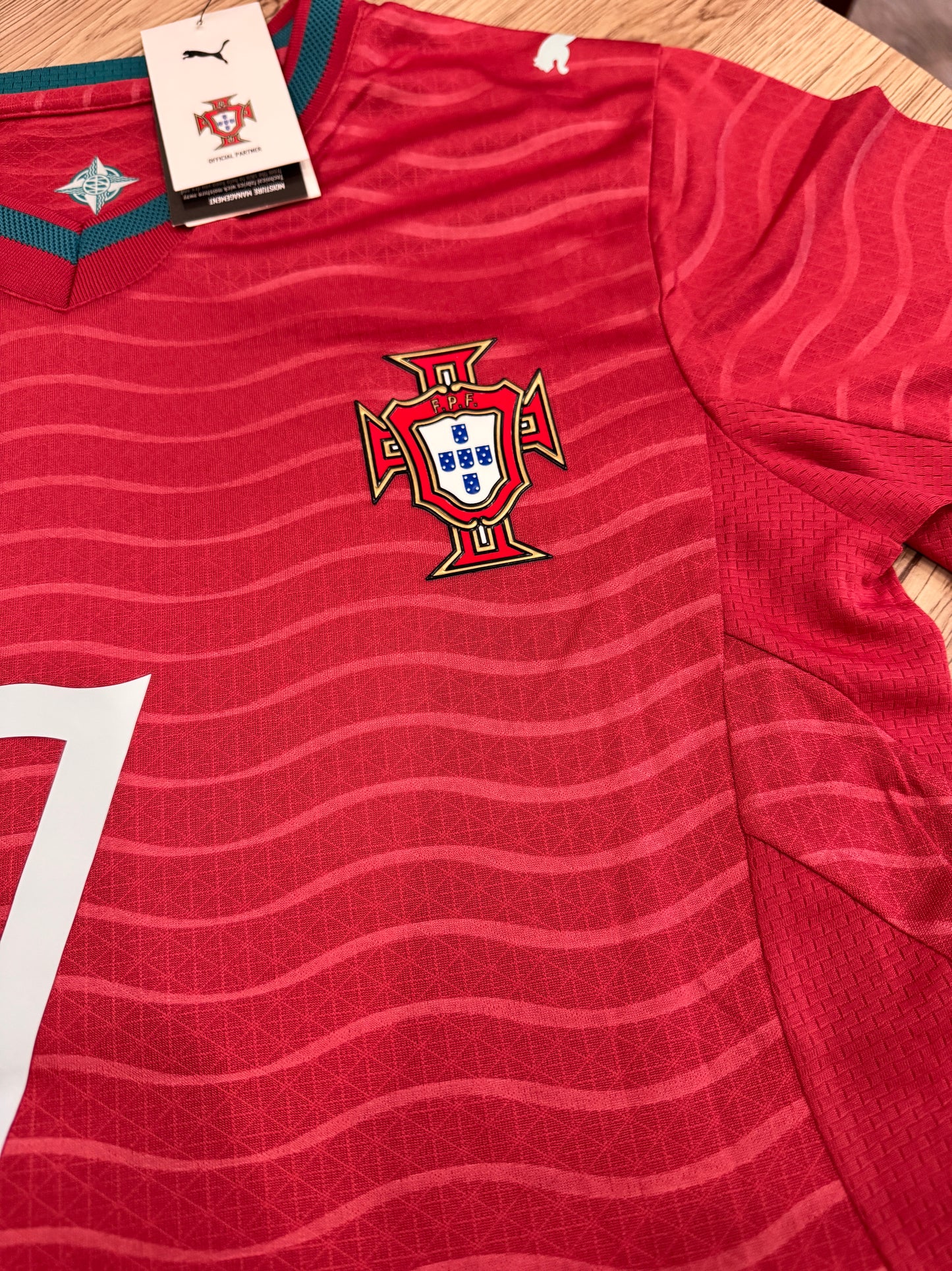 Portugal 2026 Football Jersey #7 - Player Version - Without arm patches