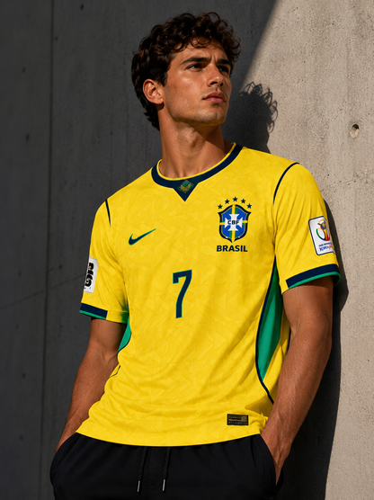 Brazil 2026 Football Jersey #7 - Player Version