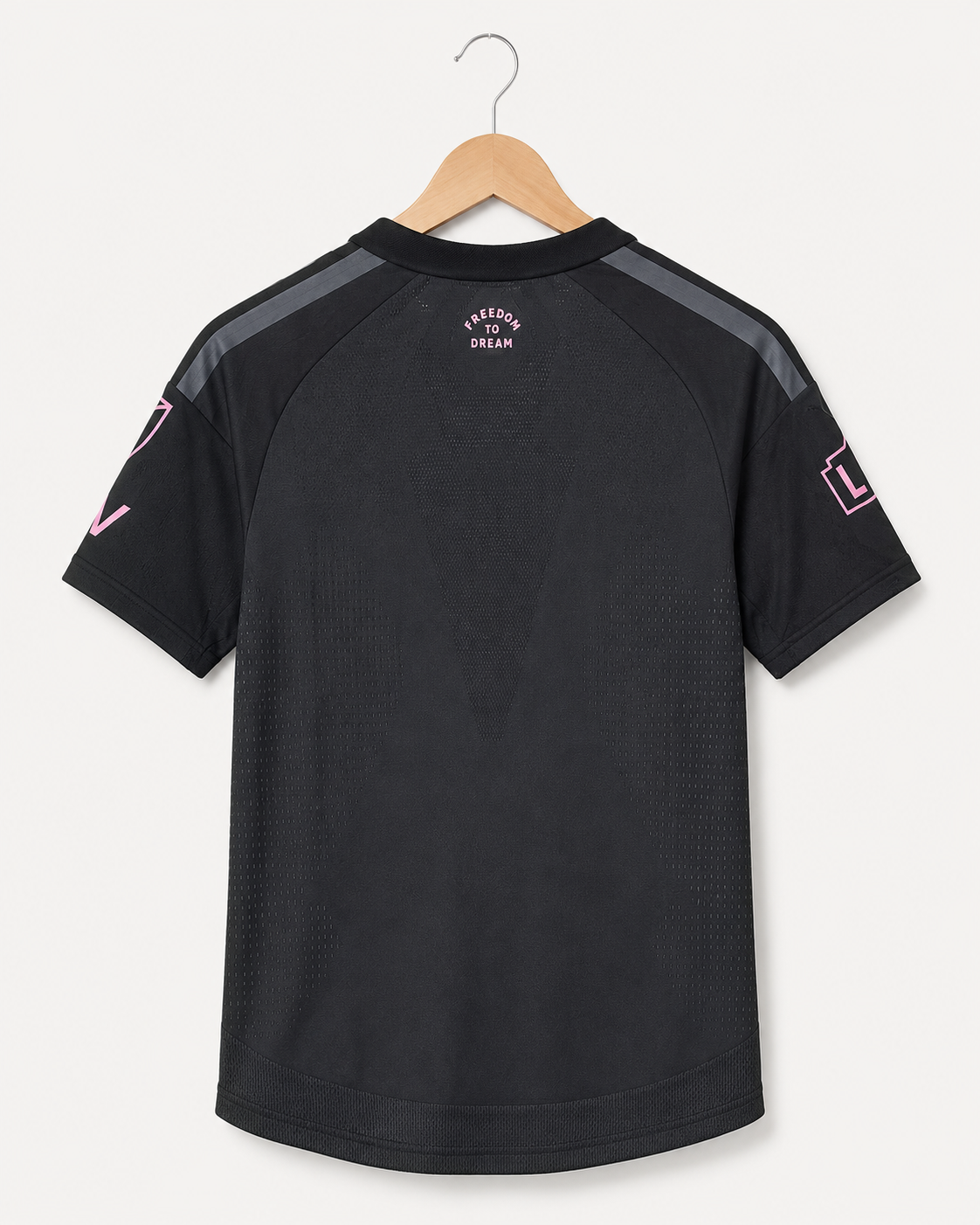 Inter Miami Black & Pink Football Jersey - Player Version