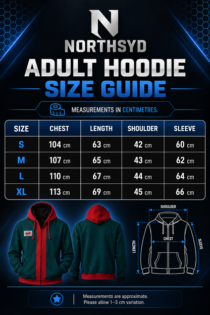Miles Morales Inspired Green & Red Hooded Jacket