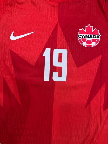 Canada 2026 Football Jersey #19 - Player Version - Home Jersey