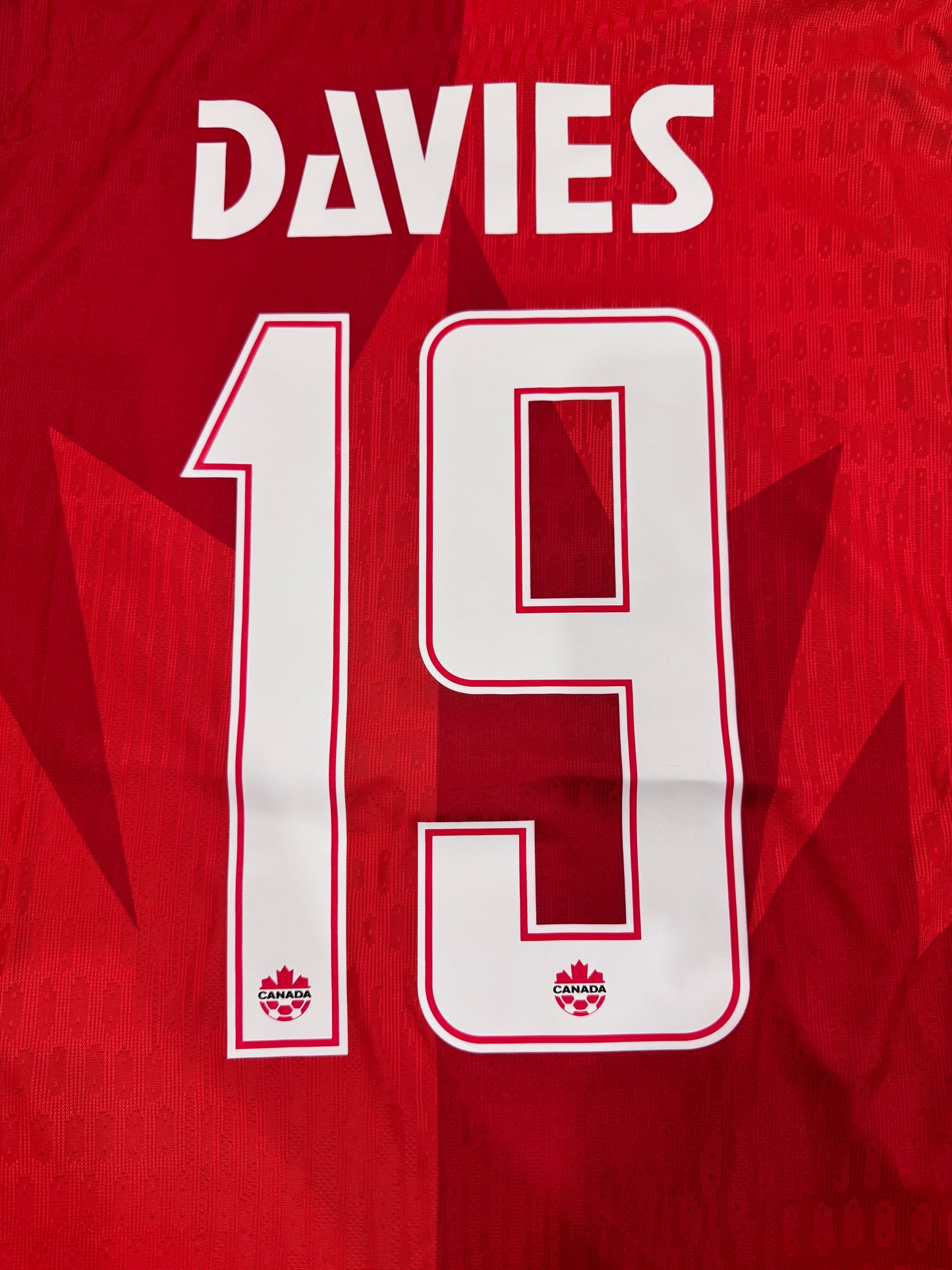 Canada 2026 Football Jersey #19 - Player Version - Home Jersey