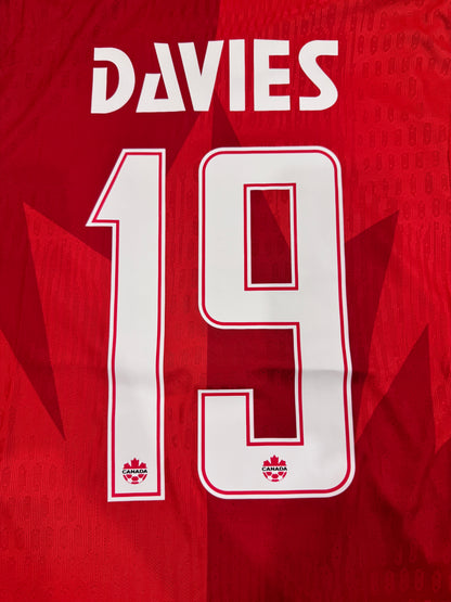 Canada 2026 Football Jersey #19 - Player Version - Home Jersey