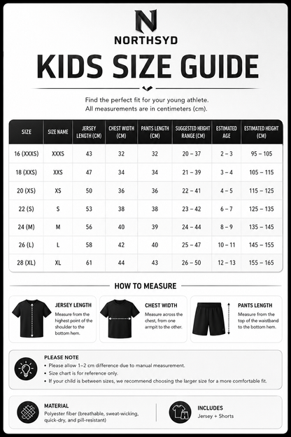 Canada Kids Football Jersey & Shorts Set – Red Home Kit 2026