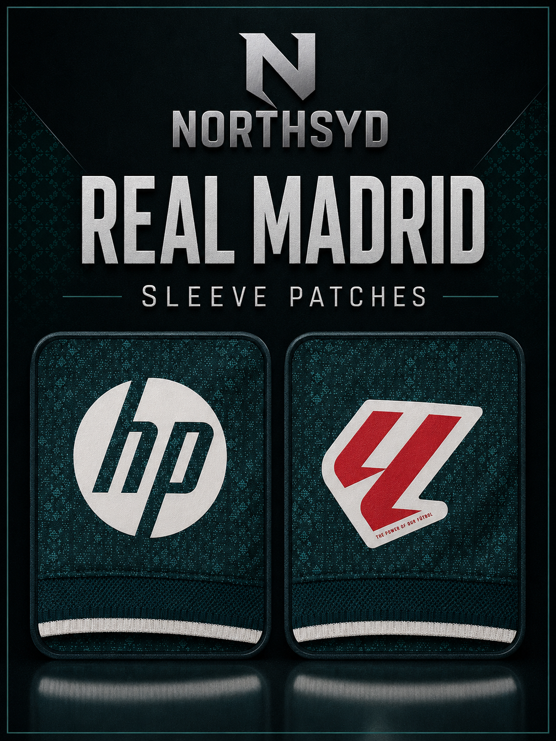 Real Madrid Dark Teal Football Jersey - Player Version - Away Jersey