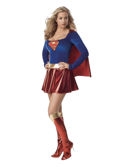 Crimson Cape Suit