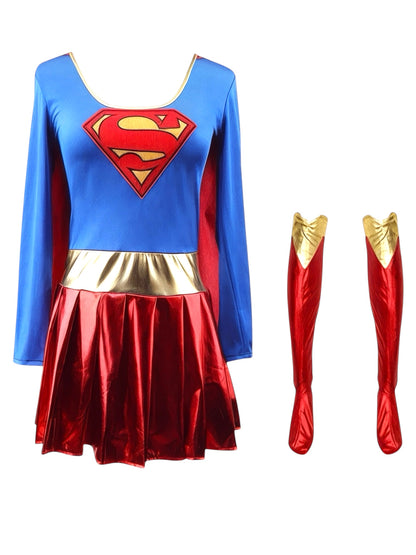 Crimson Cape Suit